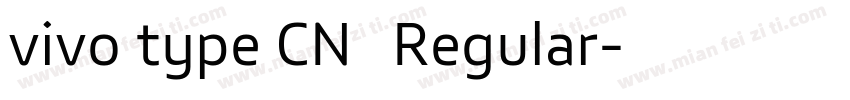 vivo type CN简 Regular字体转换